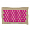 Массажная акупунктурная подушка (квадратная) EcoRelax, розовый - 4